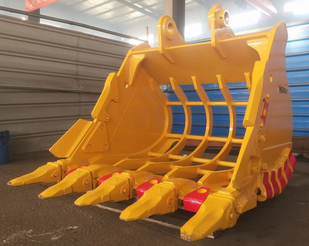 0.3-8m3 الحفرة العظام دلو 1200mm العرض لفرز العمل الثقيل