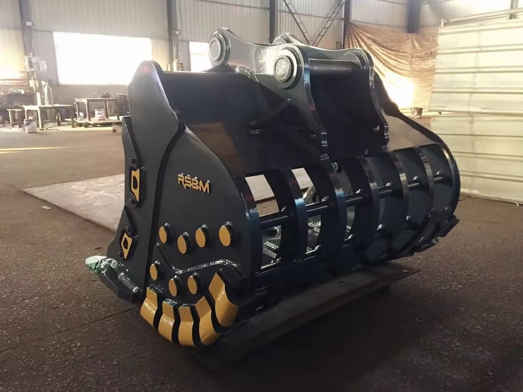 5-120T حفرة دلو الهيكل العظمي مع NM360 / 400 المواد حفرة صغيرة دلو